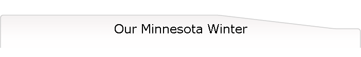 Our Minnesota Winter